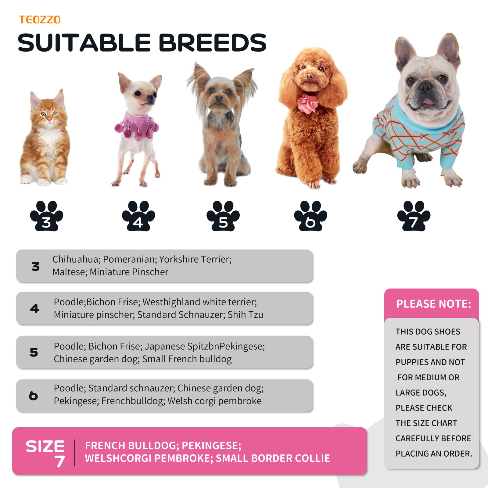 Dog Shoes for Hot Pavement, Summer Dog Boots & Paw Protector, Anti-Slip Sole Dog Booties with Reflective Straps Dog for Small Medium Dogs 4PCS (A-Pink, Size 3: 1.37"(Width))