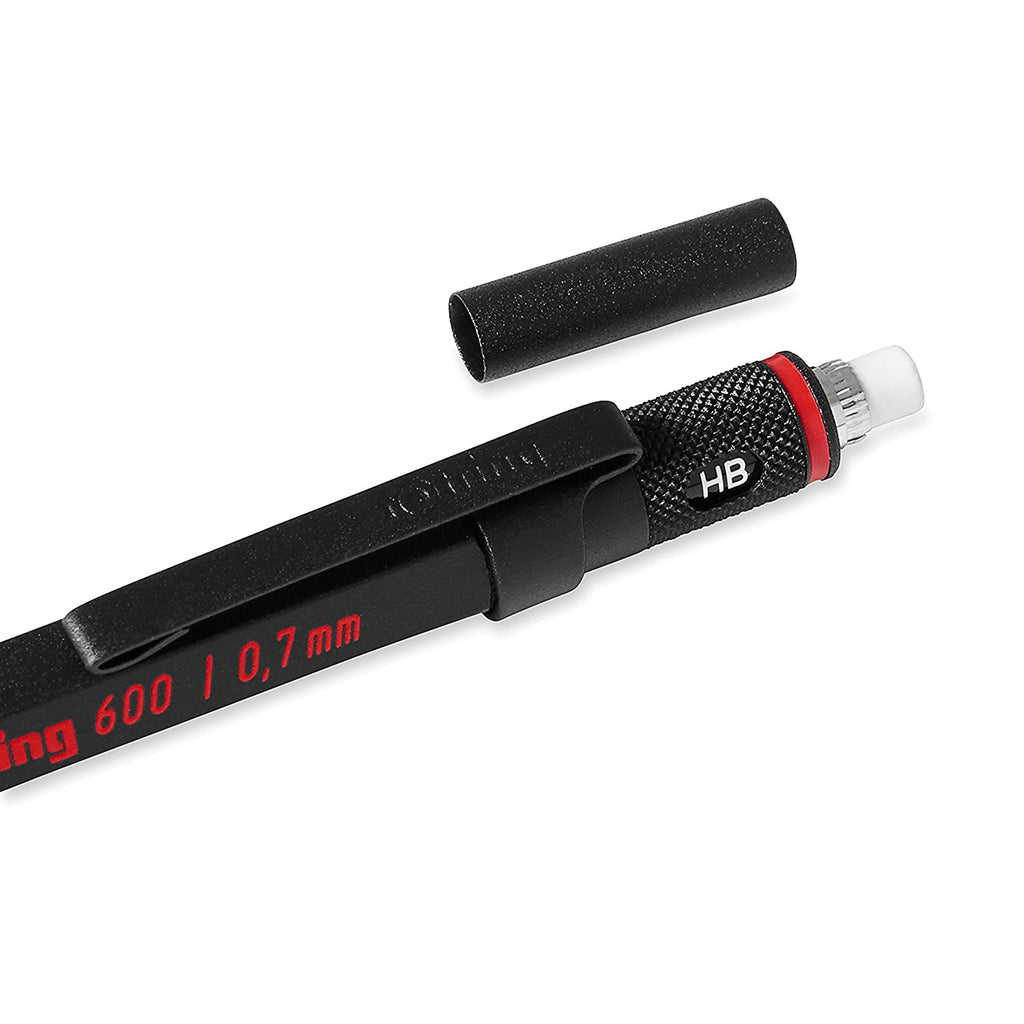 rOtring 600 Mechanical Pencil, 0.5mm, Black Barrel - For Writing, Drafting, Engineering, Architecture Professionals