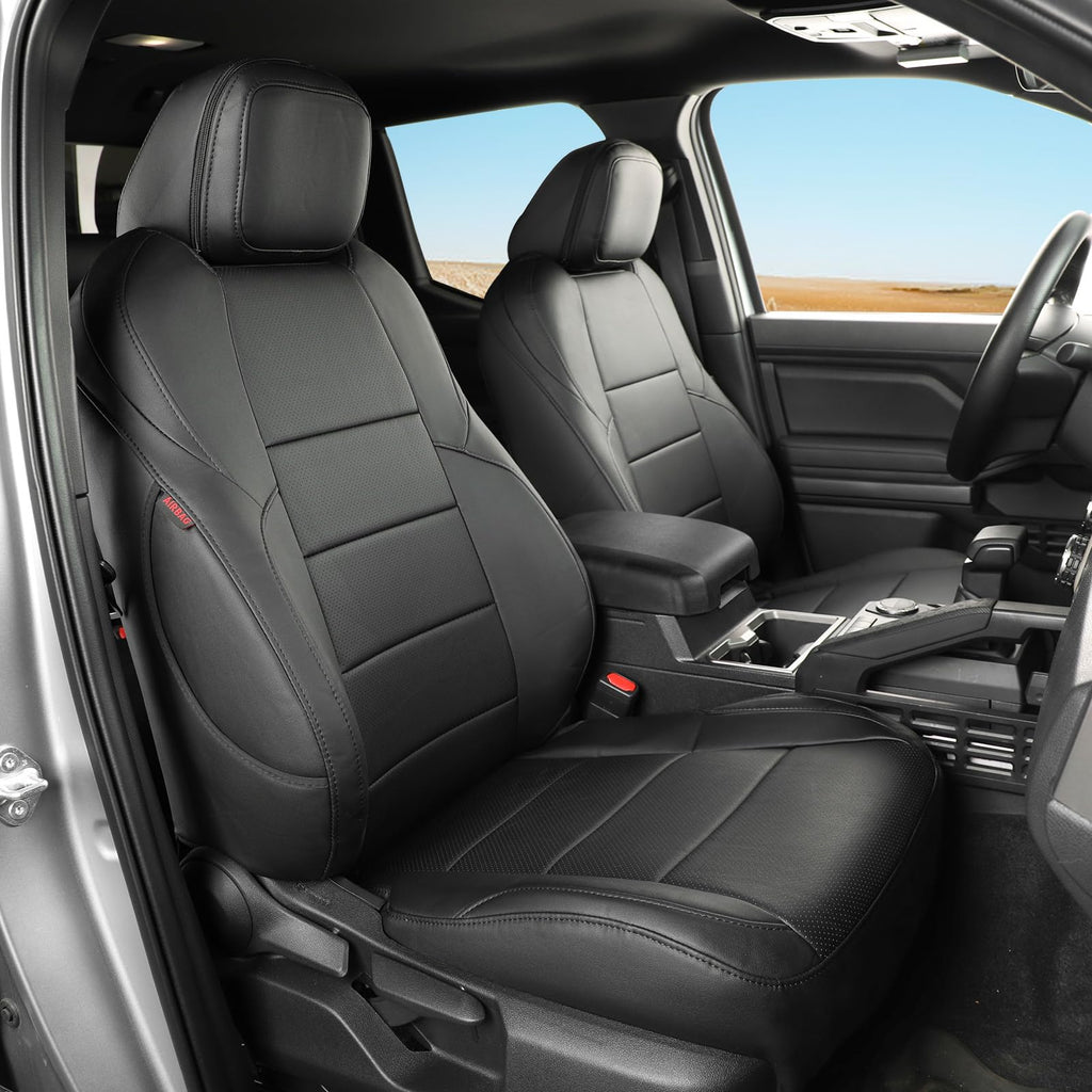 coverdream Front Seat Covers Custom Fit for Toyota Tacoma 2016 2017 2018 2019 2020 2021 2022 2023 SR SR5 TRD Series,Limited Pickup Truck,Breathable Seat Protector,Fit Like A Glove (Gray,2-Pack Only)