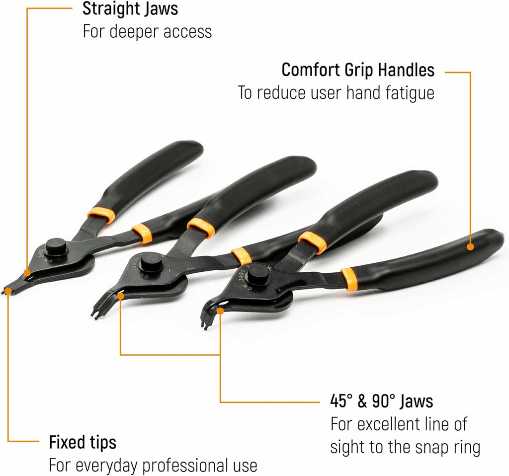 GEARWRENCH 12 Pc. Snap Ring Plier Set - 3495