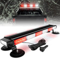 ASPL 26inch 126 LED Rooftop Emergency Strobe Lights Bar Double Side Flashing Safety Warning Traffic Advisor Light Bar Hazard Snow Plow Light for Work Trucks Vehicles Construction Tow Pickup(Amber)