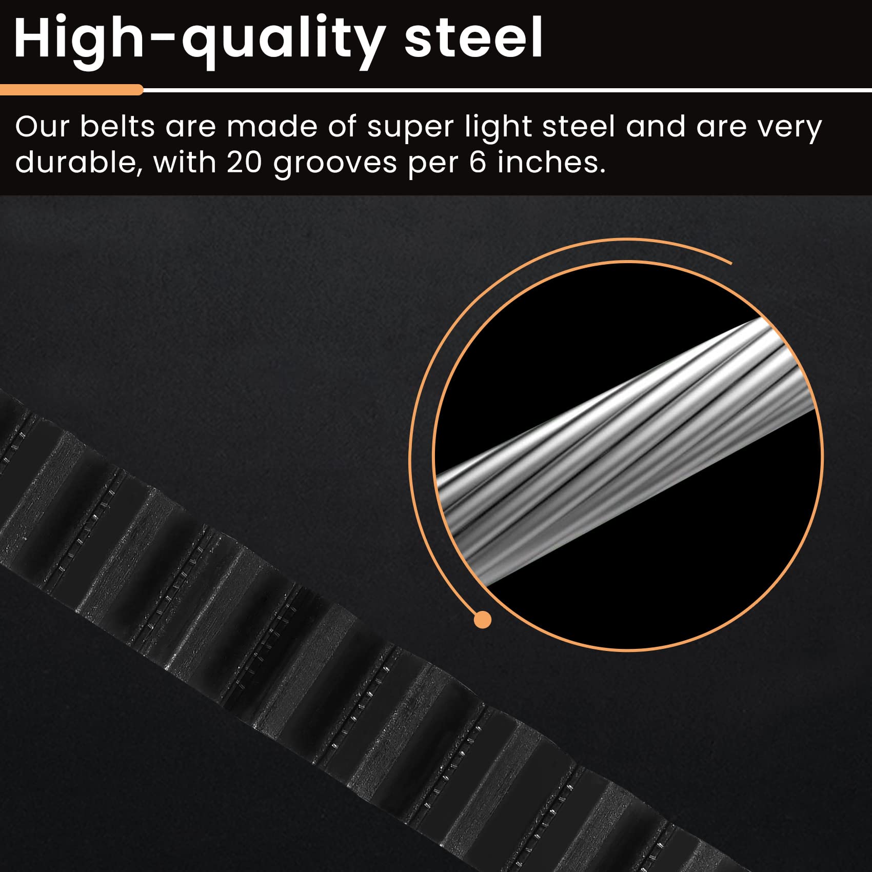 Vanesa 41A5250 Belt for 7 Ft High Garage Door, 237" Garage Door Opener Belt Compatible with liftmaster Chamberlain Garage Door Opener Models HD920EV WD822KD 248739 248754 HD900D HD520EV