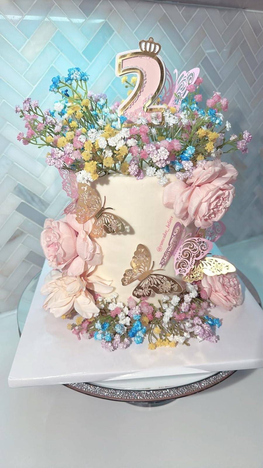 15 PCS Babys Breath Artificial Flowers Fake Babys Breath Flowers Artificial Bulk Blue Gypsophila Bouquets Real Touch Faux Flowers for Wedding Floral Arrangement Party Home Decoration
