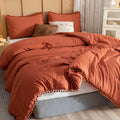 YIRDDEO Twin Comforter Set - Comforter Twin Size Bed with Ball Pom Fringe, Soft Bedding Set for All Seasons - 2 Pieces, 1 Comforter (66"x90") & 1 Pillow Sham(20"x26"), Beige