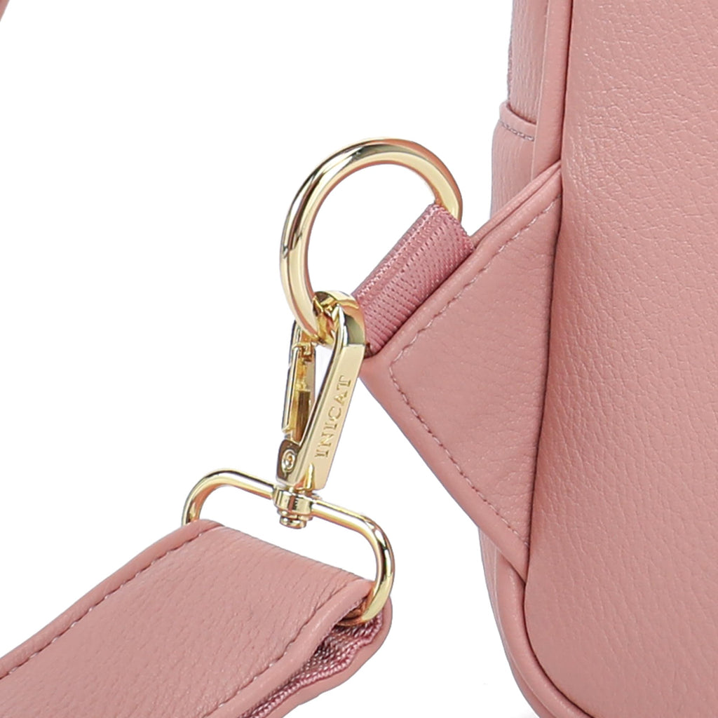 INICAT Small Crossbody Sling Bags Faux Leather Fanny Packs Purses for Women Everyday & Travel