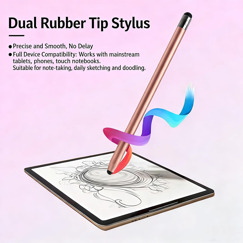 3-in-1 Stylus Pen for Samsung Galaxy Tab A11/A11+/A9+/A9/A8/A8 Plus/A7/A7 Lite, Stylus for iPad Pro/iPhone/Fire/Surface Tables Android,&iOS All Touch Devices (3 in 1 Black)