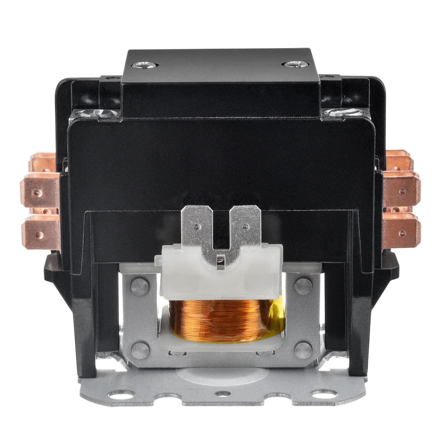 BOJACK 2 Poles FLA 30 Amp Coil 24 VAC Air Conditioner Condenser Compressor Contactor Motor Definite Purpose AC Contactor