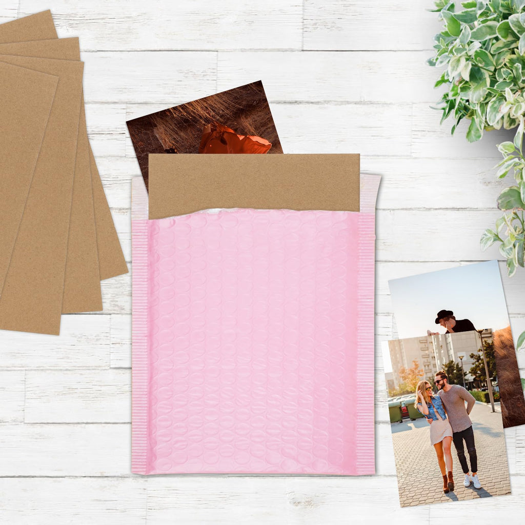 RLAVBL 200 Pack 3.5x4.5 White Corrugated Cardboard Sheets, Flat Cardboard Inserts for Shipping, Mailing, Packing, DIY Crafts