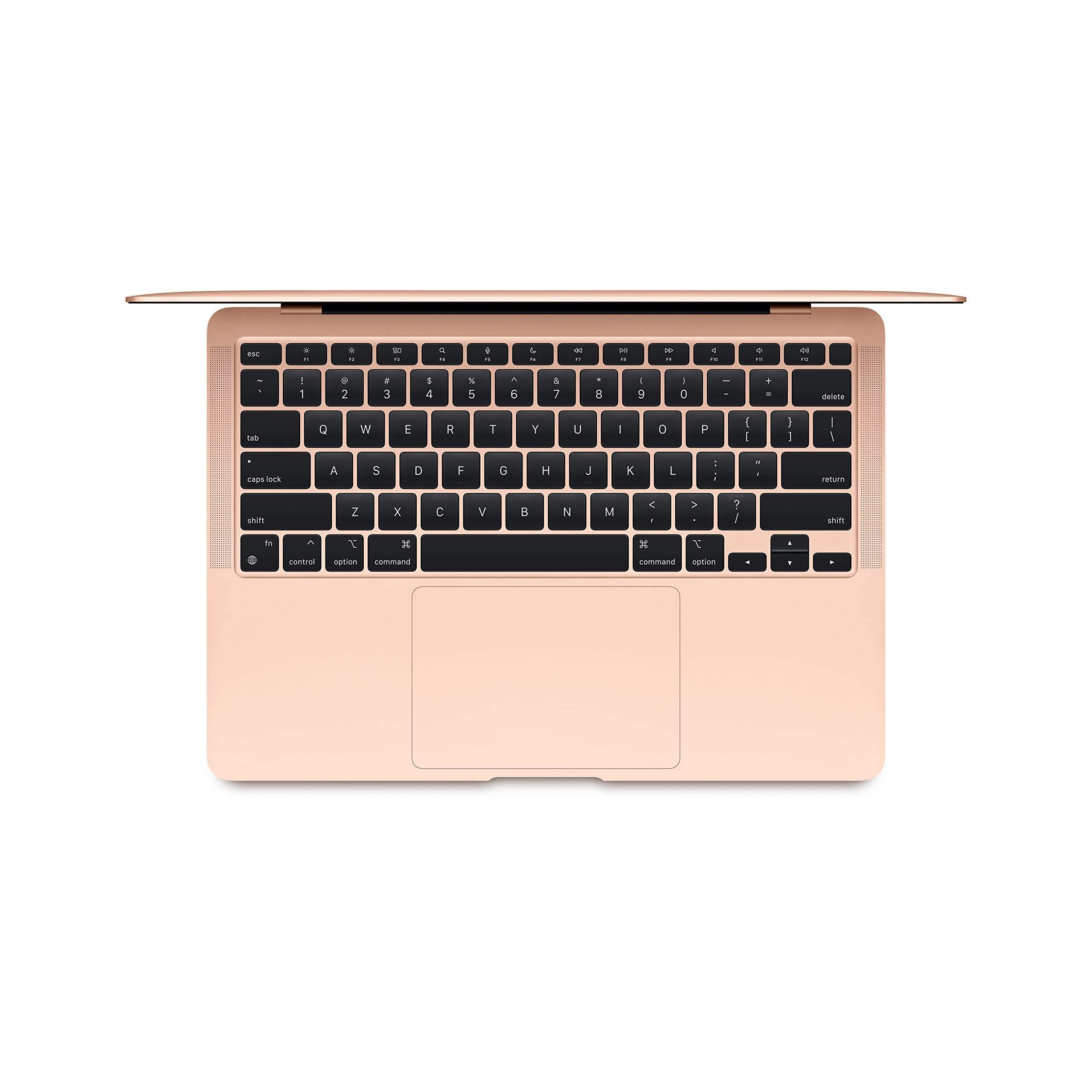 Apple Late 2020 MacBook Air with Apple M1 Chip, 13-inch, 8GB RAM, 256GB SSD, Gold (Renewed) | 256GB SSD, Renewed, M1, 2020, Gold, 13 inch