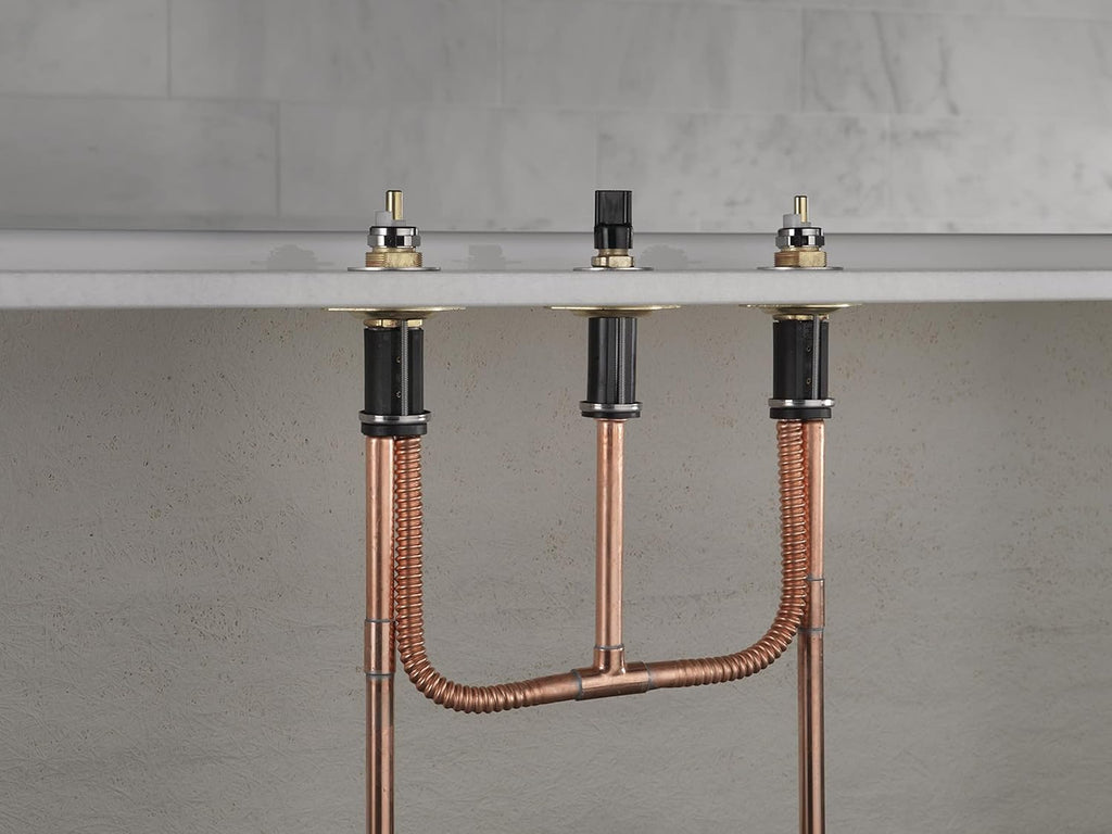 Delta Faucet Roman Tub Rough-In Valve for Delta 2-Handle Roman Tub Bath Faucets R2707 (Pack of 3)