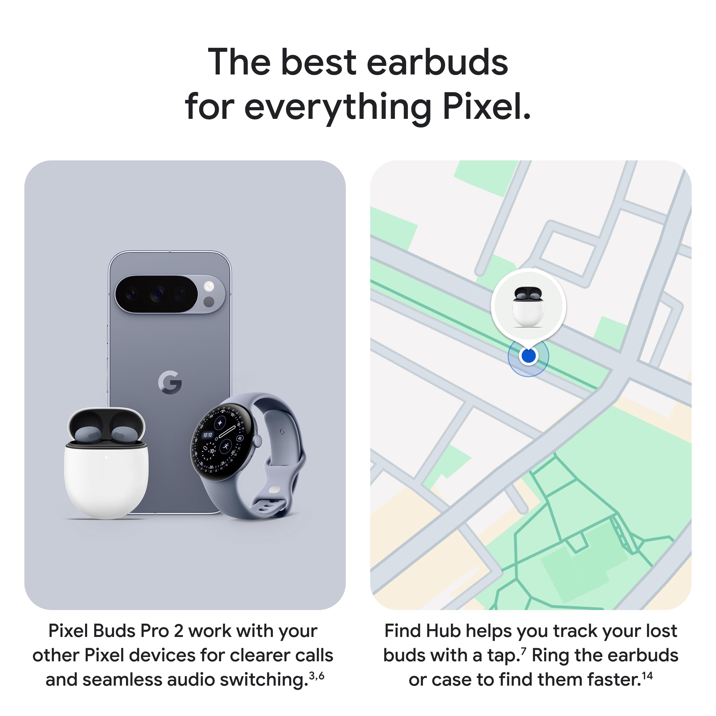 Google Pixel Buds Pro 2 - Wireless Bluetooth Earbuds with Pro-Level Active Noise Cancellation - Built for Gemini, Your Google AI Assistant - Hazel