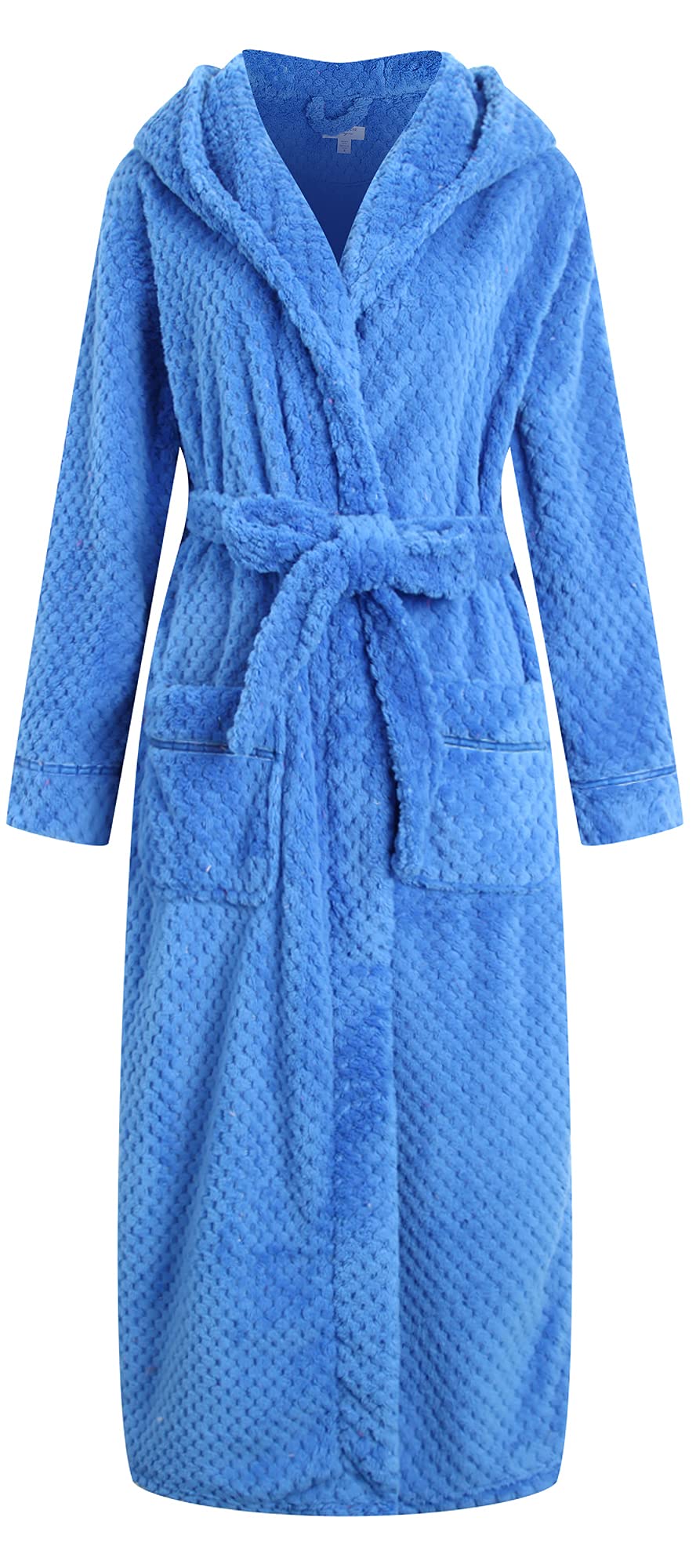 Richie House Women's Plush Soft Warm Fleece Bathrobe Robe RH1591