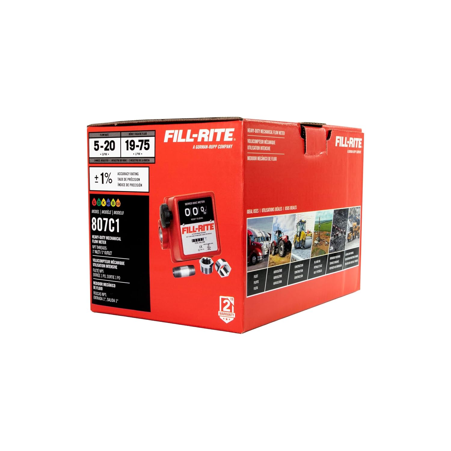 Fill-Rite - 1 Meter 5-20 Gpm (807C1)