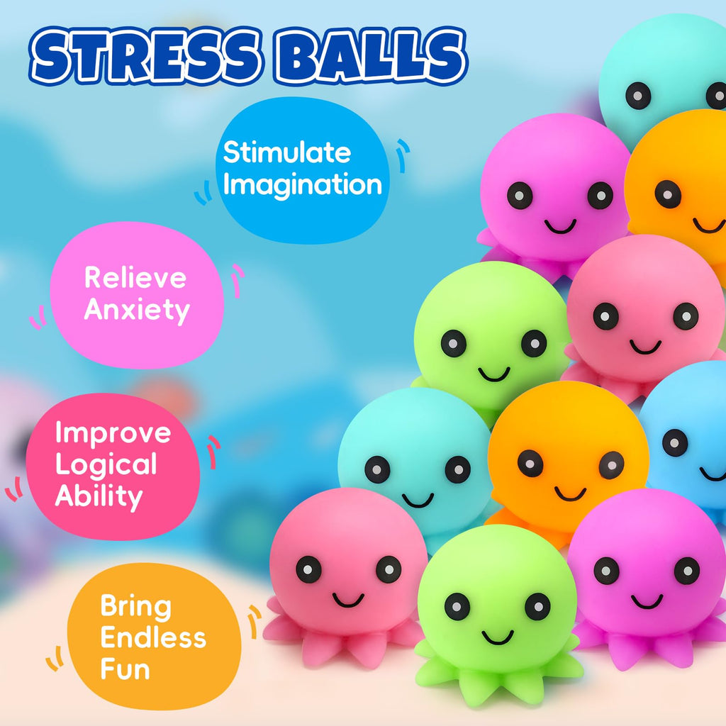 24 Pack Slow Rising Ice Cube Squishy Stress Balls，Stress Cube for Adults Kids , Bulk Taba Squish Fidget Toys, Square Squeeze Toy for Classroom Prizes, Mini Nice Cube Squishy for Party Favors
