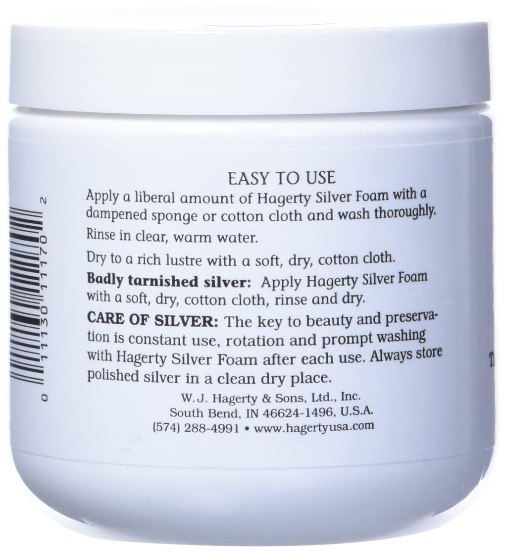Hagerty 11070 8-Ounce Mild Silver Polish, White