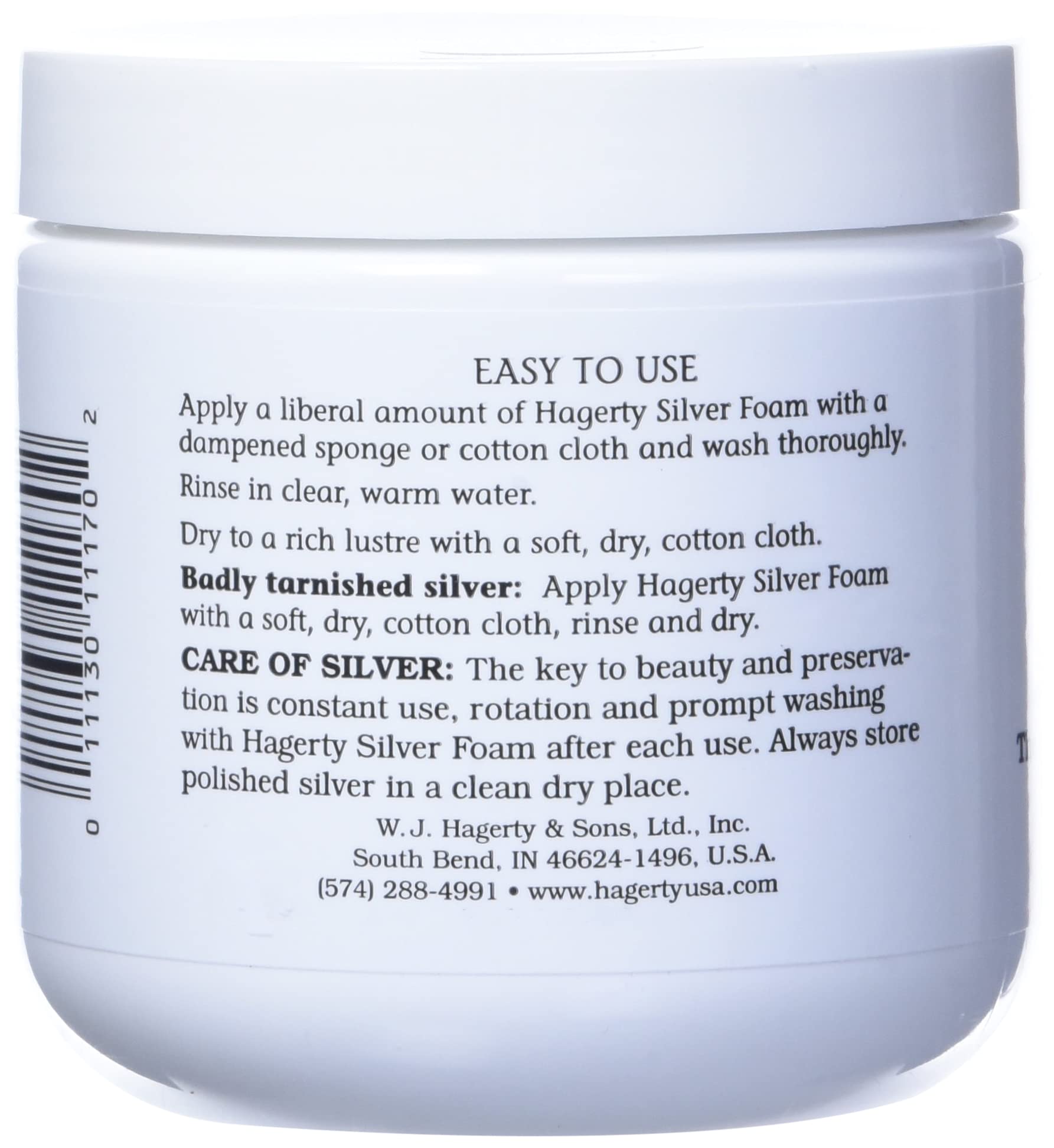 Hagerty 11070 8-Ounce Mild Silver Polish, White