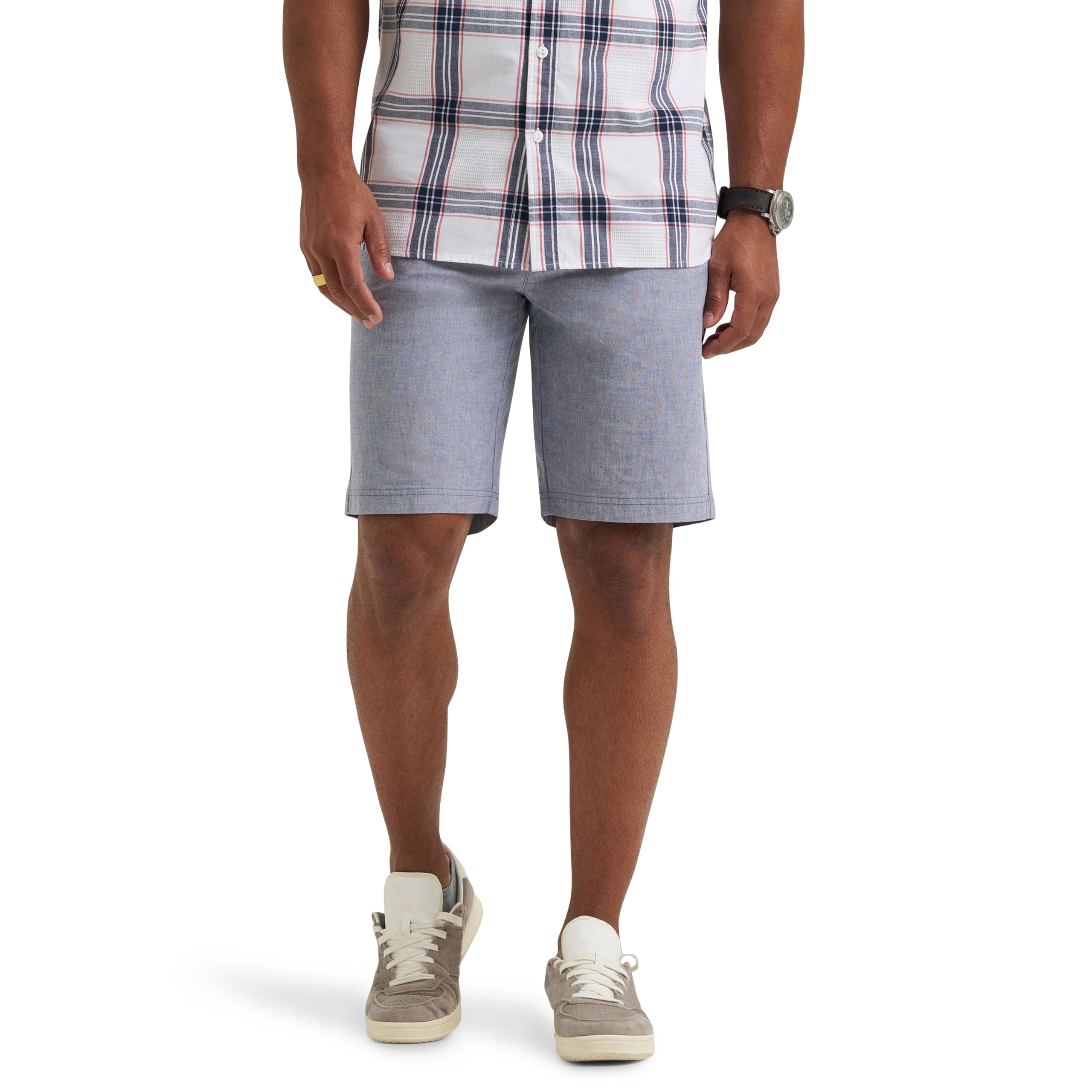 Lee Men’s Big & Tall Extreme Motion Flat Front Short