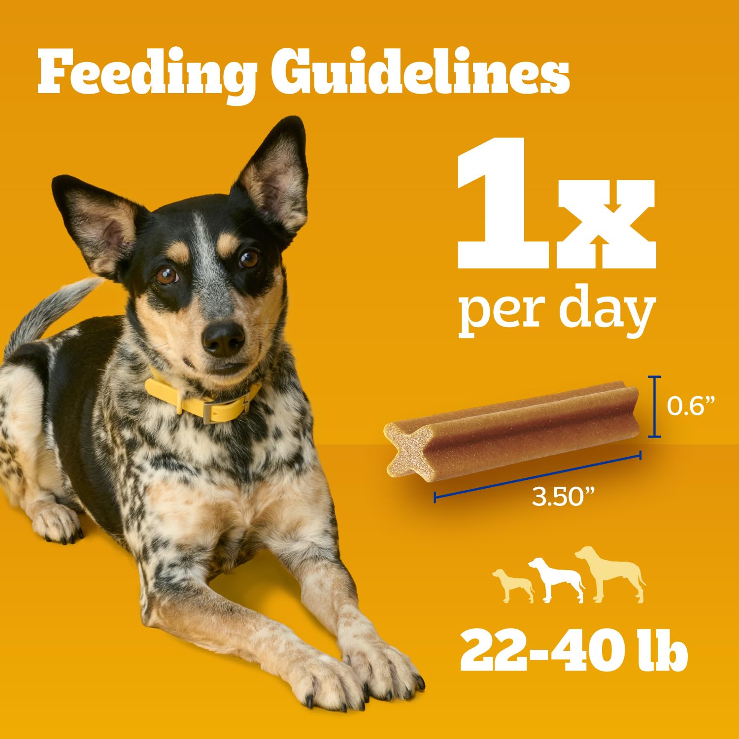 Pedigree Dentastix Small & Medium Breed Dog Treats, Original with Real Chicken, Dog Dental Treats, 13.9 oz. Bag (25 Treats Total)