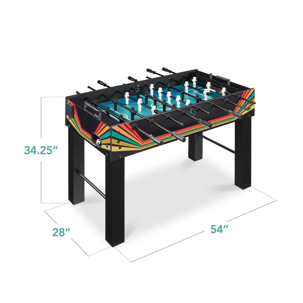 Best Choice Products Full Size 54 Inch Regulation Foosball Table for Home, Game Room - Includes 2 Balls, 2 Cup Holders