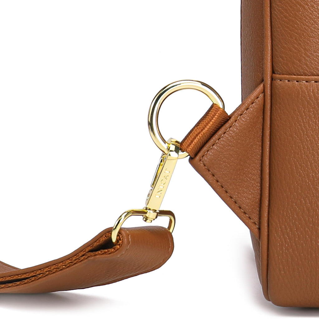 INICAT Small Crossbody Sling Bags Faux Leather Fanny Packs Purses for Women Everyday & Travel