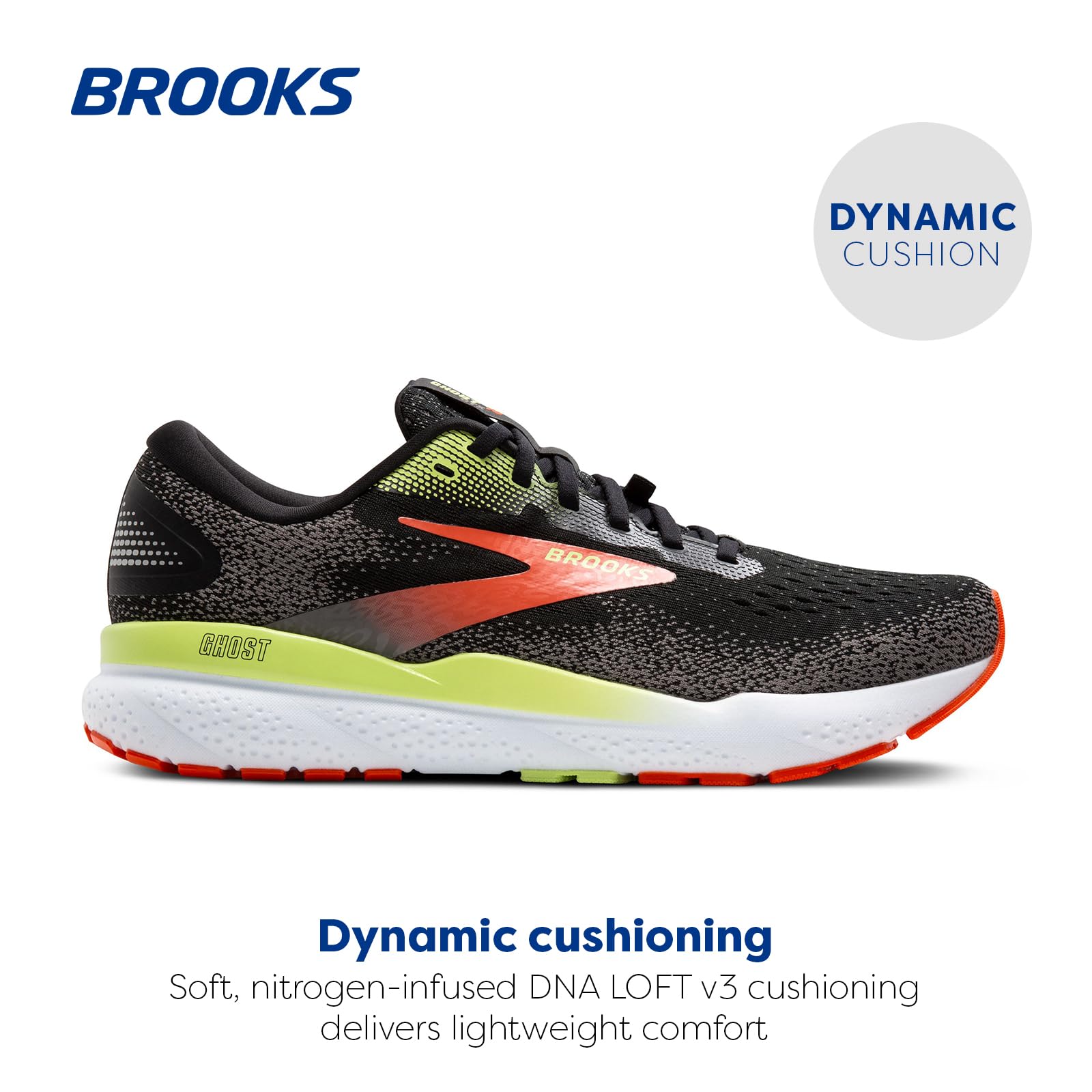 Brooks Men's Ghost 16 GTX Waterproof Neutral Running Shoe