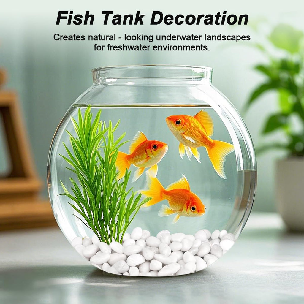 Terrarium Supplies,Virekm River Rocks, Decorative Ornamental Pebbles,Garden Landscaping Stones,Gravel Filler for Home Decoration Flower Bed Fish Tank Plants Vases Succulents