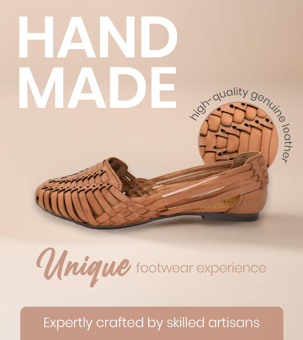 Macarena Collection Womens Shoes Leather Sandals for Women | Huarache Handmade Mexican Sandals | Comfortable & Stylish Womens Sandals 2167