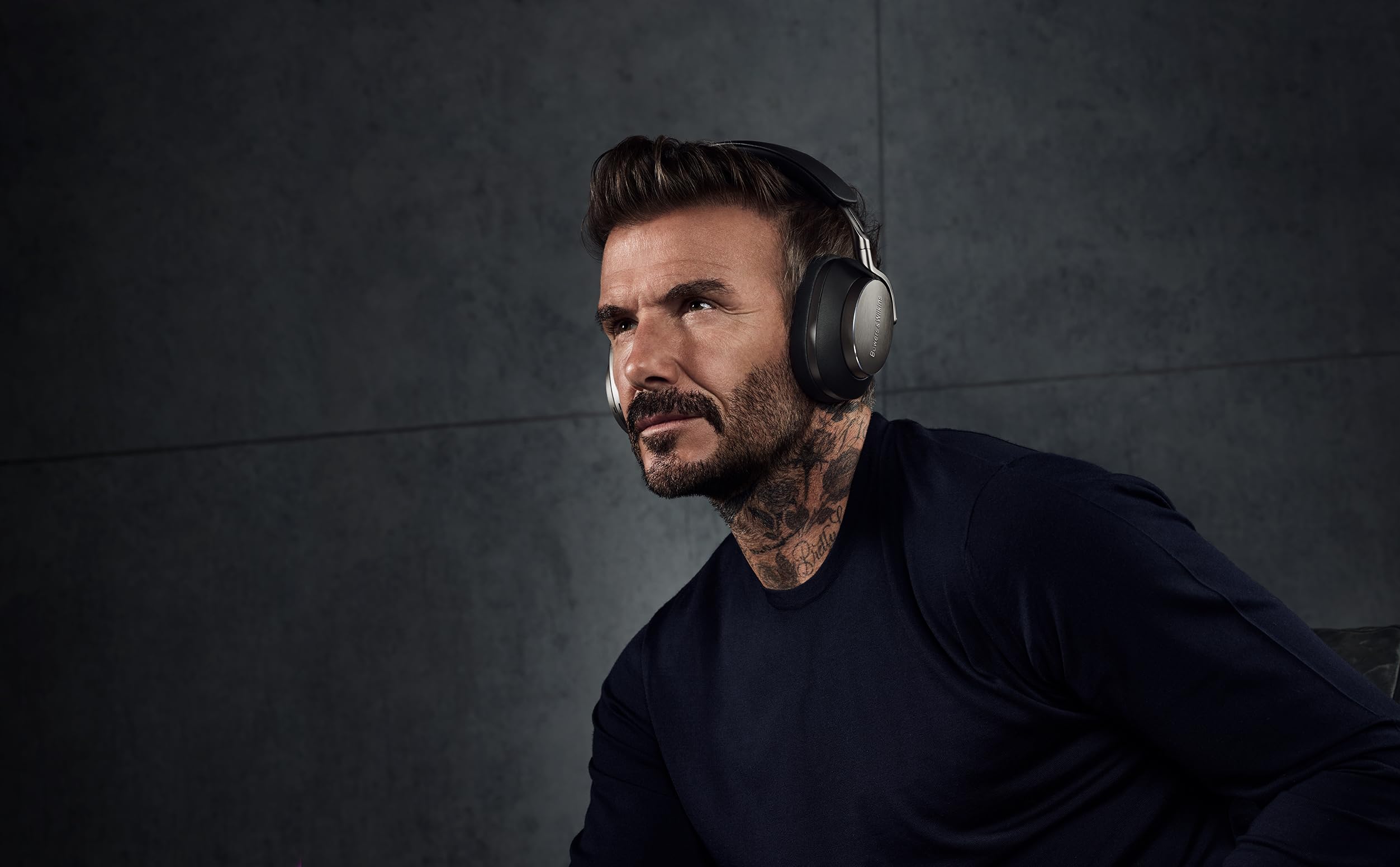Bowers & Wilkins Px8 Over-Ear Headphones Wireless Bluetooth Noise Cancelling, Luxurious Materials, 30-Hour Battery Life, 15-Min Quick Charging, Black