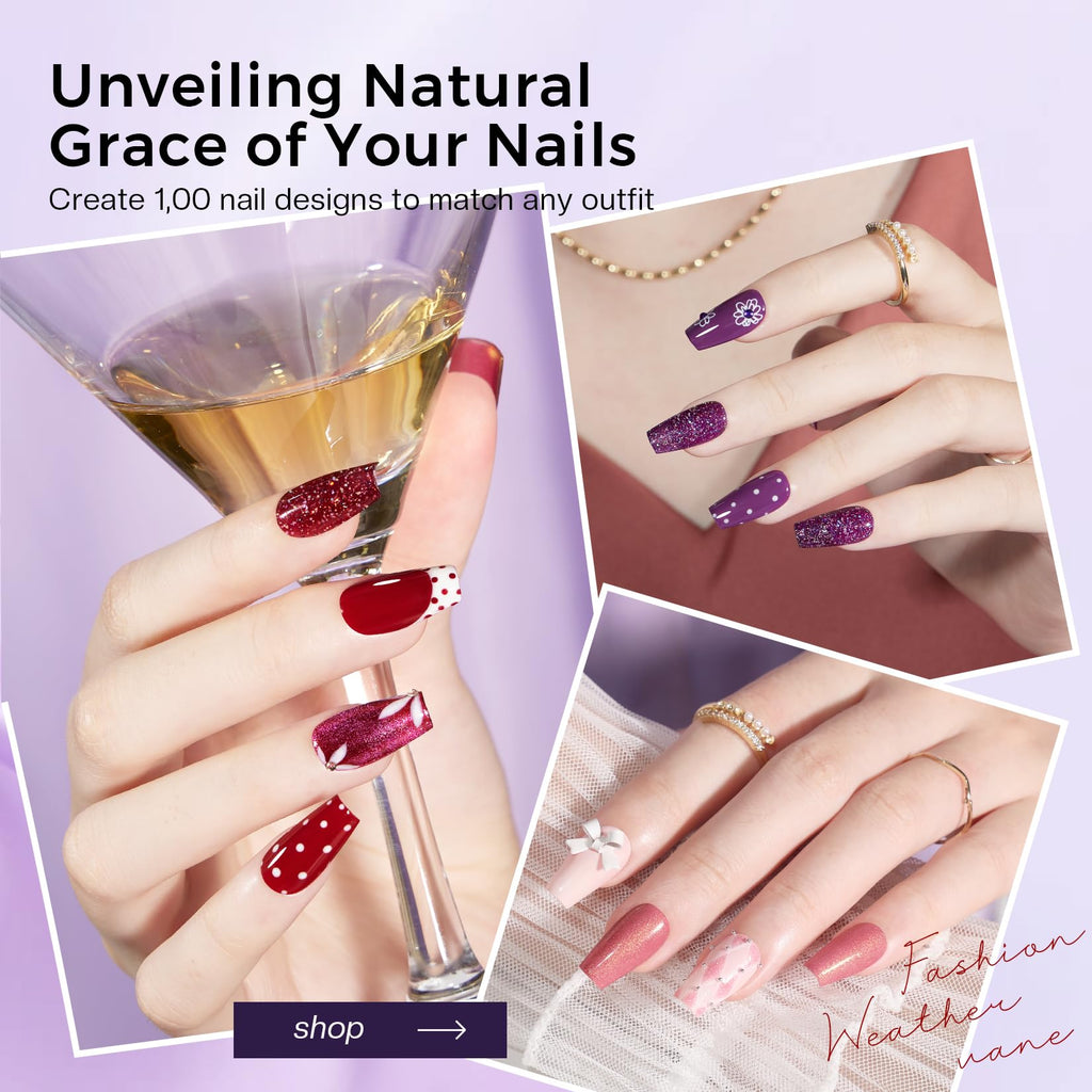 Morovan 15 Bright Color 0.27oz Air Quick Dry Long Lasting Nail Polish Gift Set for Women