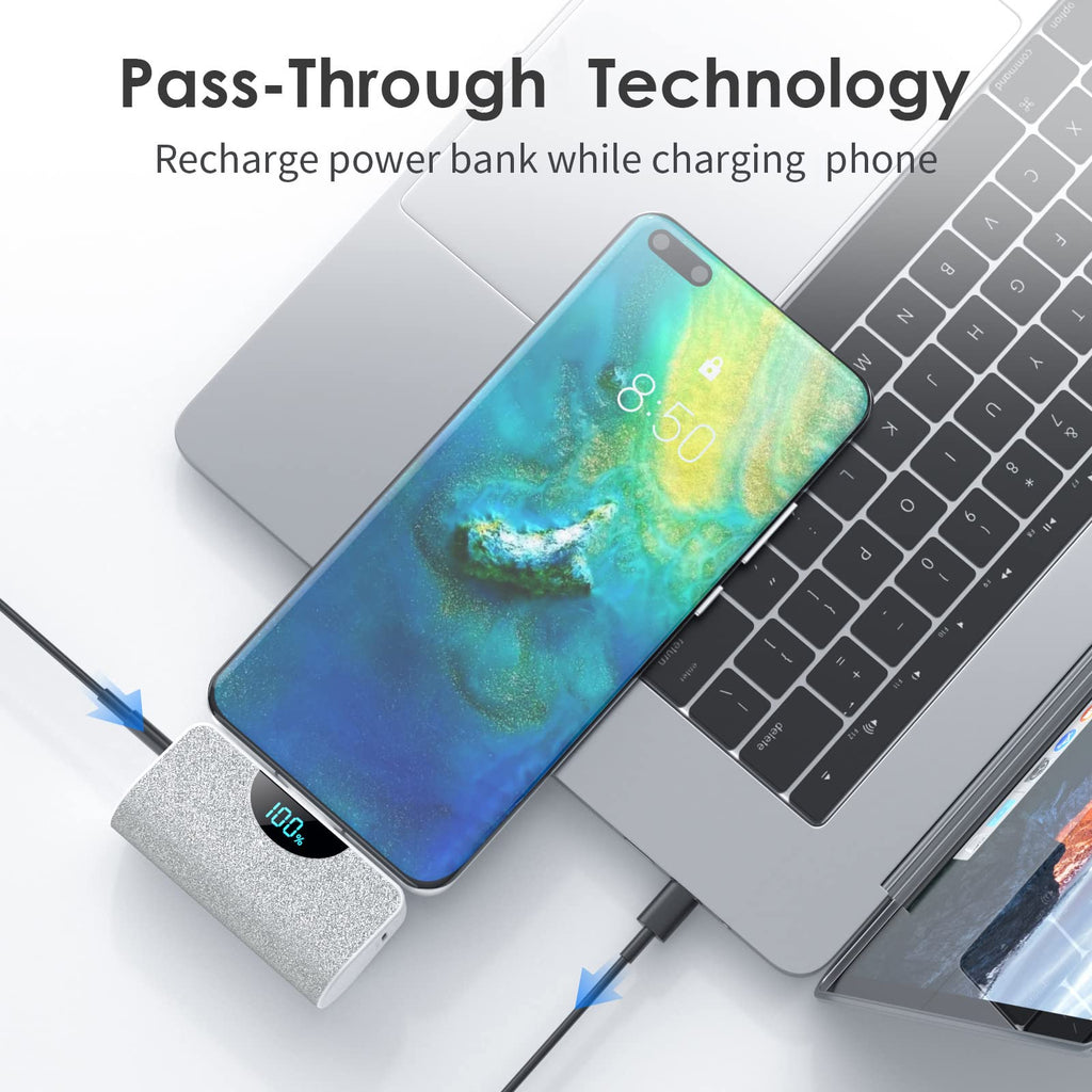 [2-Pack]Portable Charger for iPhone 17/16/15,Mini Power Bank 5000mAh PD USB C Portable Phone Charger,Travel Essential Battery Pack for iPhone 17/17 Air/16/16 pro/15/15 pro Max/Android/Samsung/Moto/LG