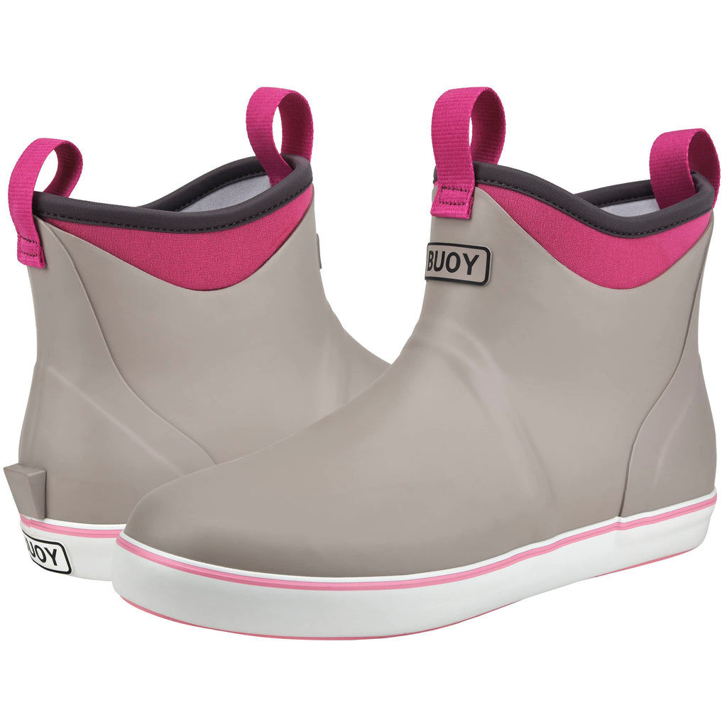 Buoy Boots Womens Waterproof Deck Ankle Rain Boots