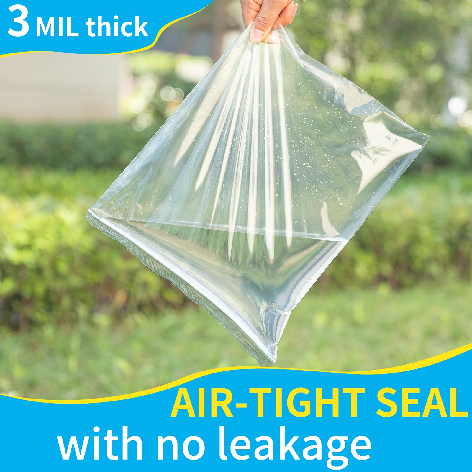 1200pcs 1.5" x 1.5" 2 Mil Clear Plastic Zip Bags, Bulk Jewelry Bag, Poly Bags with Resealable Zip Top for Pills, Meds, Jewelry, Travel, Storage, Packaging, Shipping