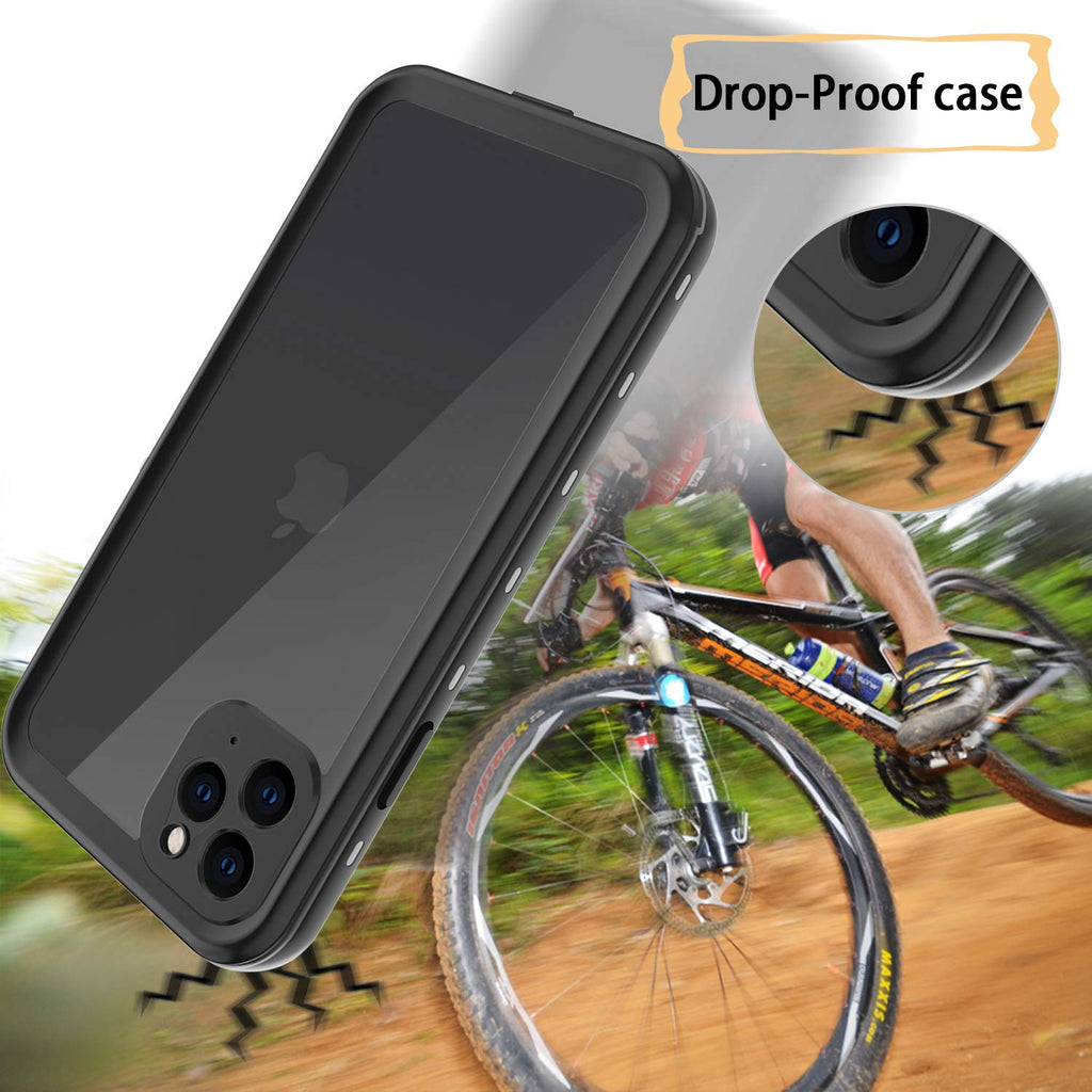 iPhone 13 Pro Case, Waterproof & Shockproof Phone Case, Full Protection, IP68, 6.1 Inch, Black