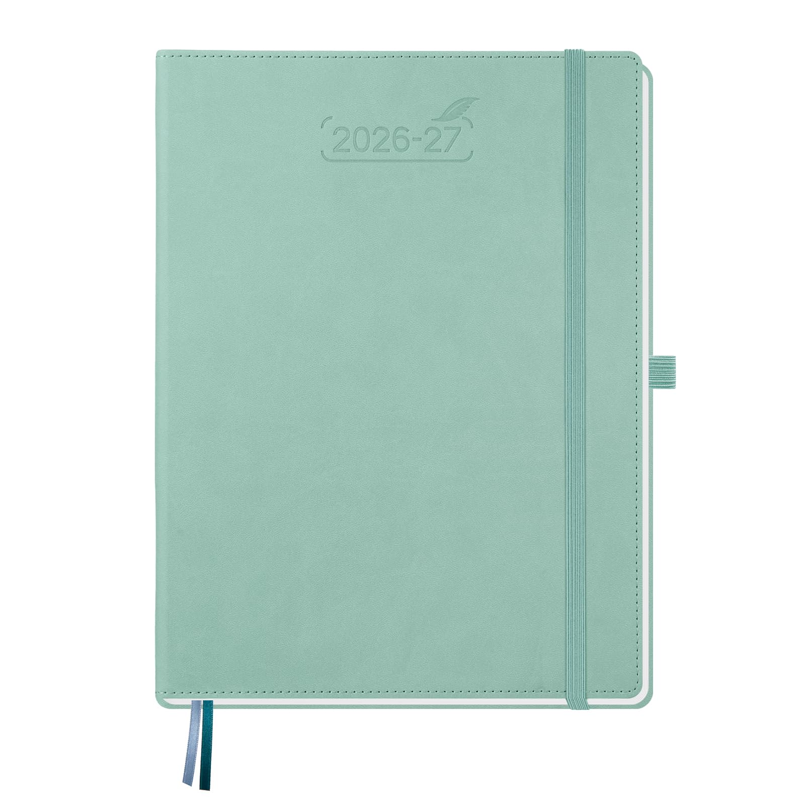 BEZEND Pocket Planner 2026-2027 Weekly and Monthly (3.5" x 6") 18 Months Small Academic Calendar (Jul 26-Dec 27) Ideal for Students, Work & Home, Storage Pocket, PU Leather Hardcover -Black