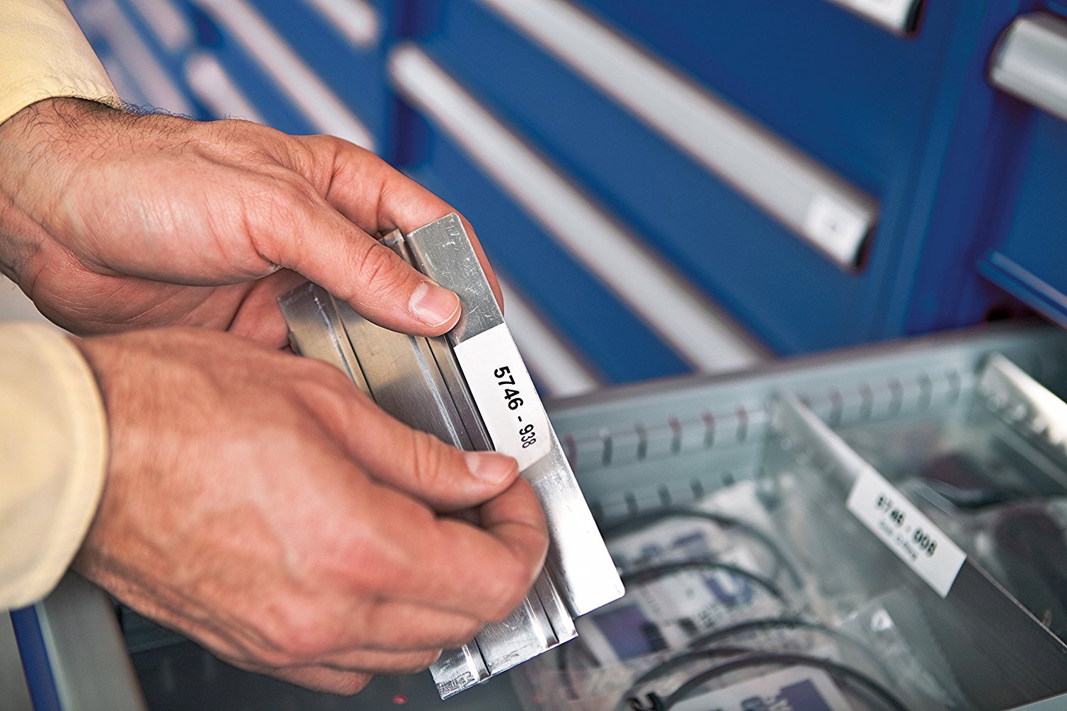 DYMO Industrial Label Maker & Carry-Case RhinoPRO 5200 Label Maker, for Job Sites and Heavy-Duty Labeling Jobs, Prints Fast, Includes 2 Rolls of DYMO Industrial Vinyl Labels