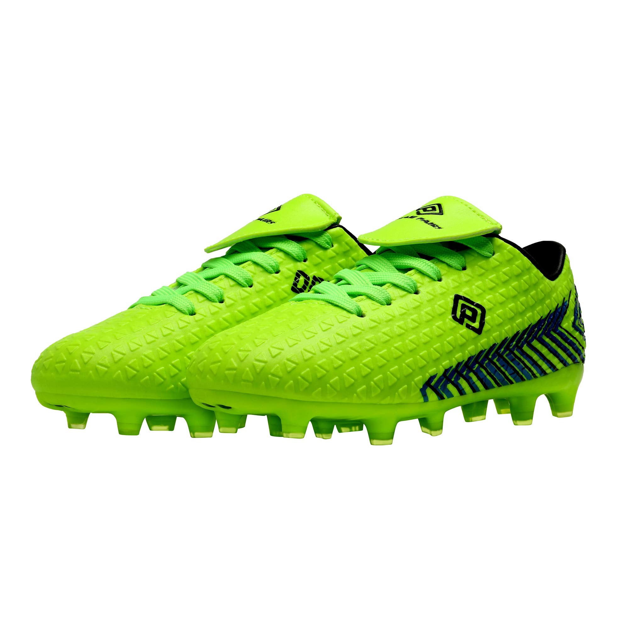 DREAM PAIRS Boys Girls Outdoor Soccer Cleats Firm Ground Football Shoes for Little/Big Kid