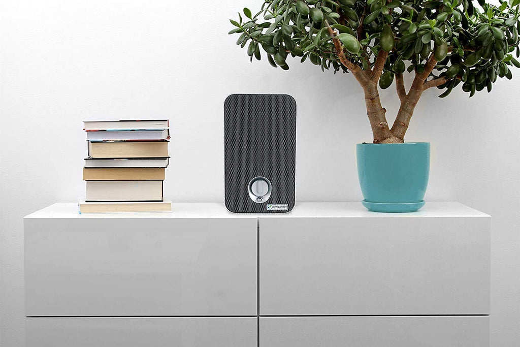 GermGuardian Air Purifier for Home with HEPA Filter, Removes 99.97% of Pollutants, Covers up to 375 Sq. Foot Room in 1 Hr, UV-C Light Helps Reduce Germs, Zero Ozone Verified, 11", Silver, AC4100CA