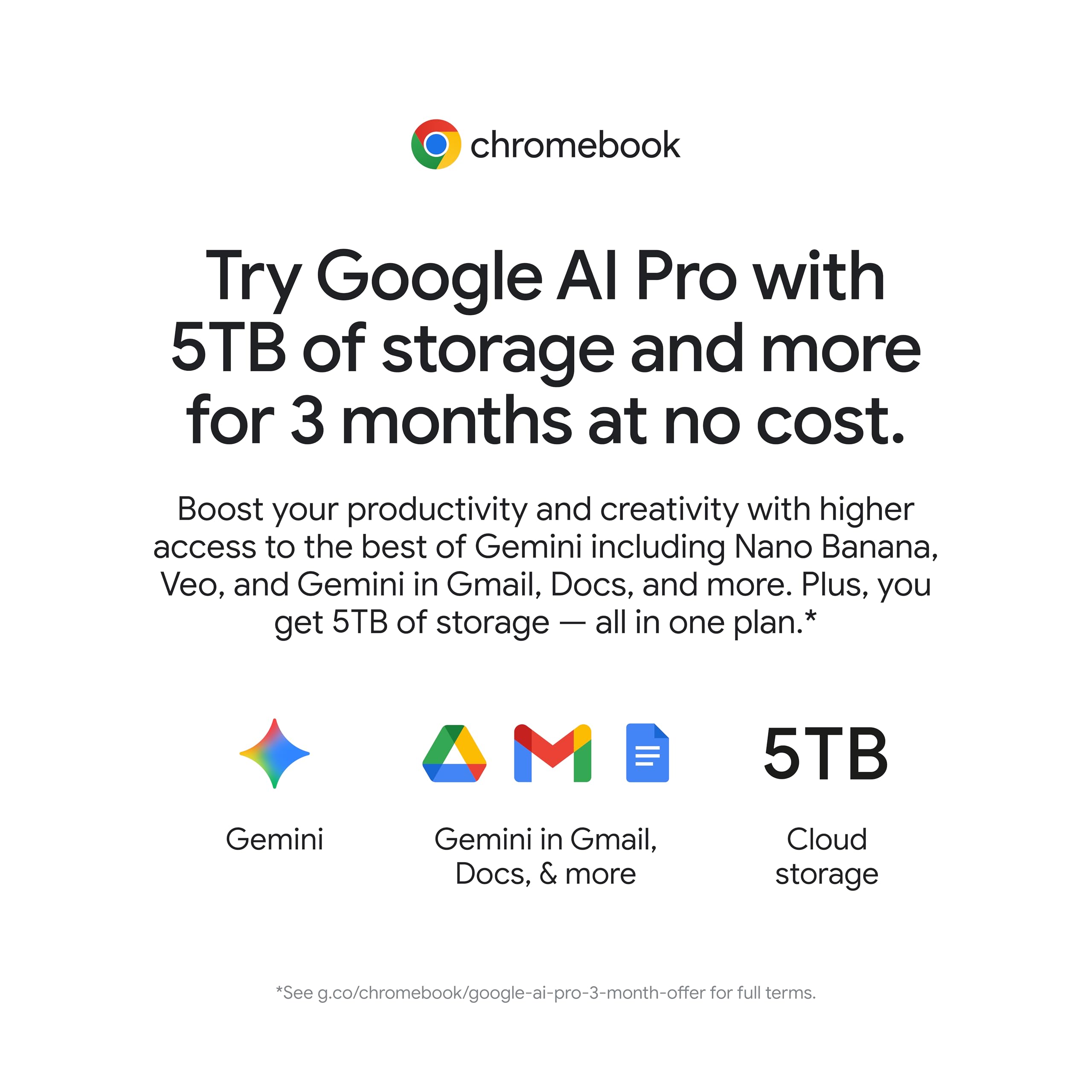 Acer Chromebook 314 CB314-4H-C2UW Laptop | Intel Processor N100 | 14" Full HD (1920 x 1080) IPS Display | 4GB LPDDR5 | 64GB eMMC | Intel Wireless Wi-Fi 6E AX211 | Chrome OS | Pure Silver