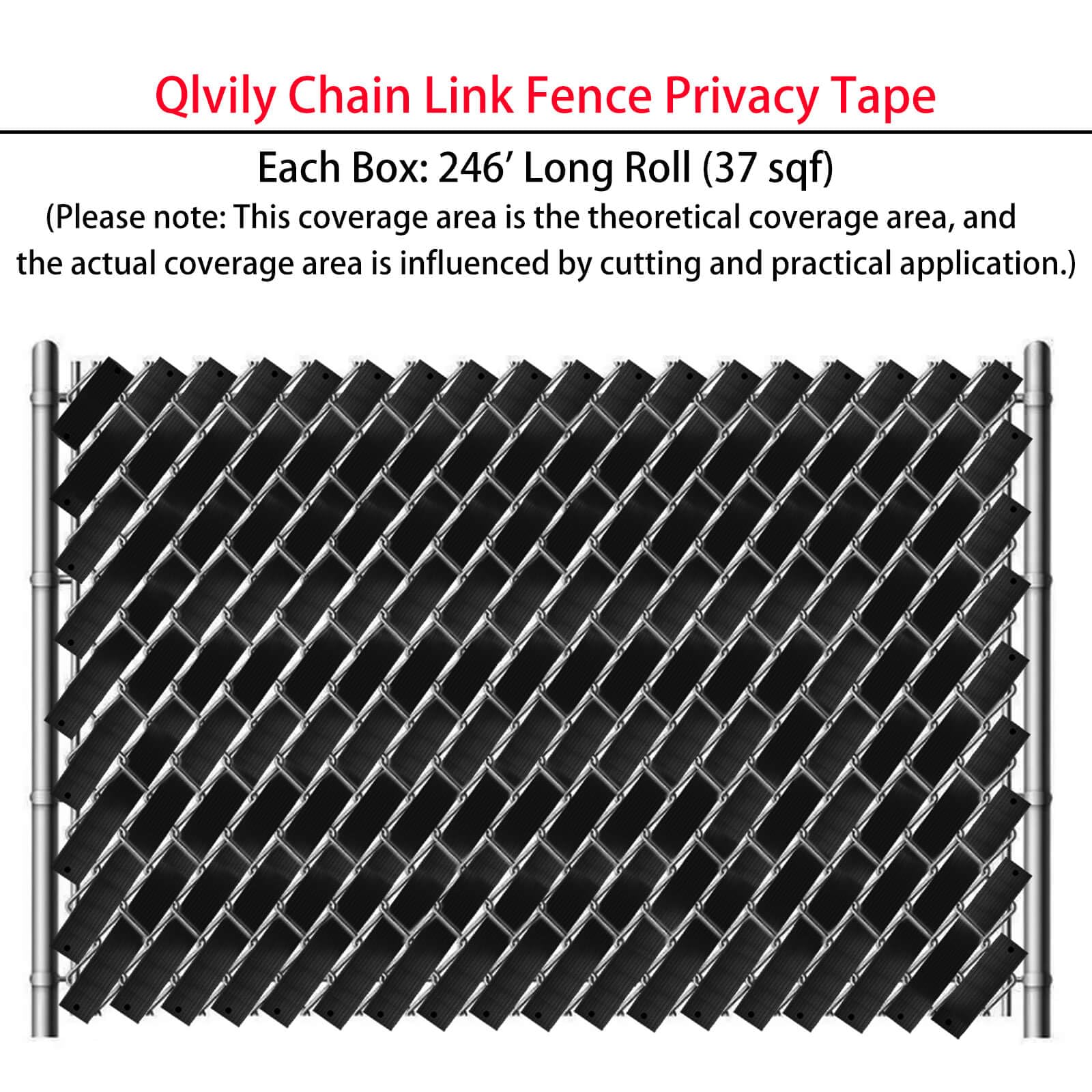 Chain Link Fence Privacy Tape, 246ft x 0.15ft Chain Link Fence Slats, Fence Covering Privacy, Brown (200PCS Button + Puncher Included)