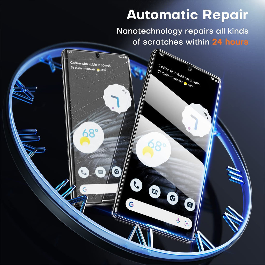 TOCOL [3 Pack] Compatible for Google Pixel 6 5G 6.4'' Tempered Glass Screen Protector & Glass Camera Lens Protector, Case Friendly, Anti-Scratch [Alignment Tool] [Fingerprint Unlock]