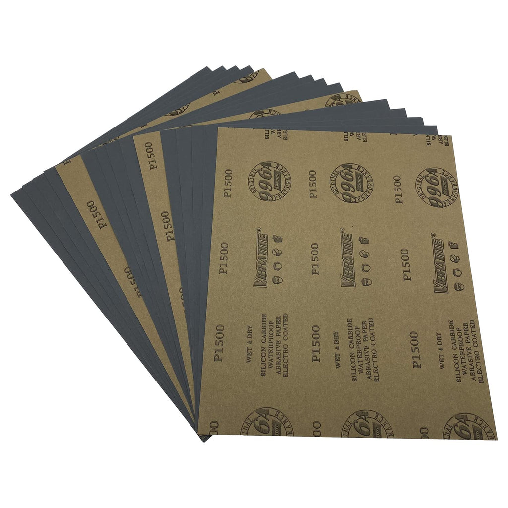 80 Grit Wet Dry Sandpaper, 9 x 11 Inch Sanding Sheets, 10PCS Premium Silicon Carbide Sand Paper for Wood Metal Ceramic or Auto Polishing and Scratches Removing