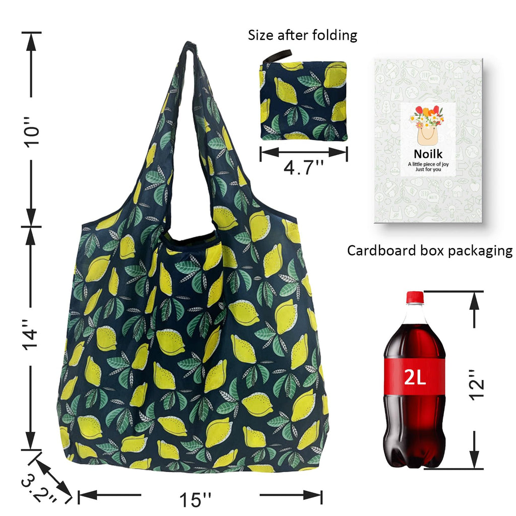Bolsas de compras reutilizables para comestibles, paquete de 4 de 50 libras bolsas plegables grandes y lavables para mercado, compactas para un fácil almacenamiento, bolsas de tela ligeras y