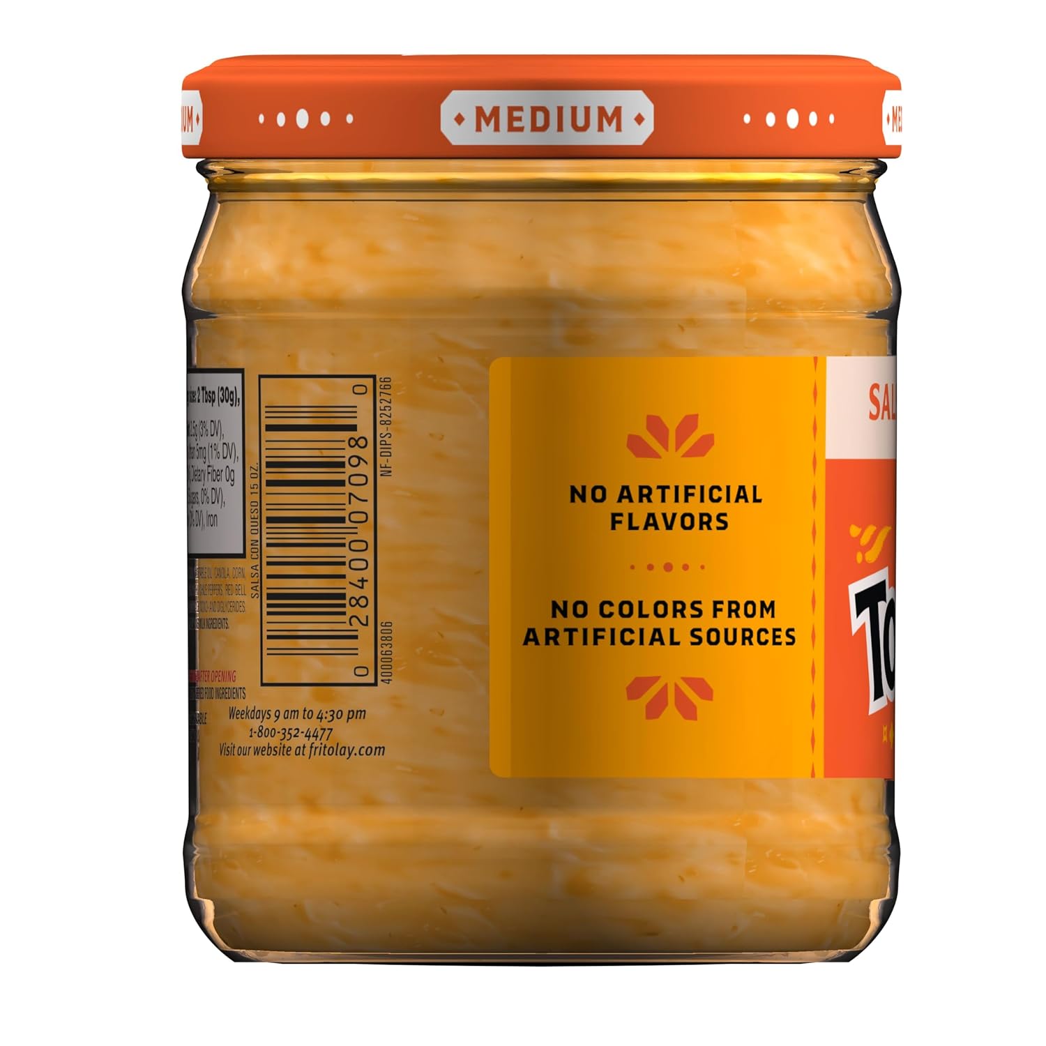 Tostitos Dip, Salsa Con Queso, Medium, 15oz