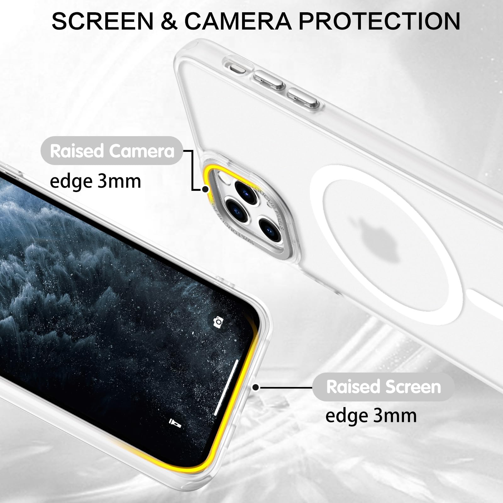 BENTOBEN for iPhone 11 Pro Case 2019 [Compatible with Magsafe] Translucent Matte Magnetic Phone Case iPhone 11 Pro 5.8" Slim Thin Shockproof Bumper Women Men Protective Cases Cover, Black