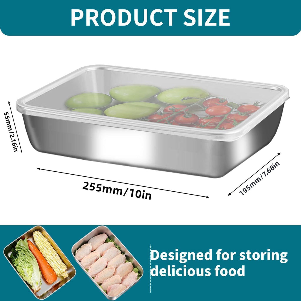GIUOIDUO 10 Pack Stainless Steel Food Storage Containers with Leak-Proof Lids, 37oz Reusable Metal Meal Prep Lunch Boxes, Stackable, Dishwasher Safe for Snacks, Fruits & On-the-Go Meals, BPA-Free