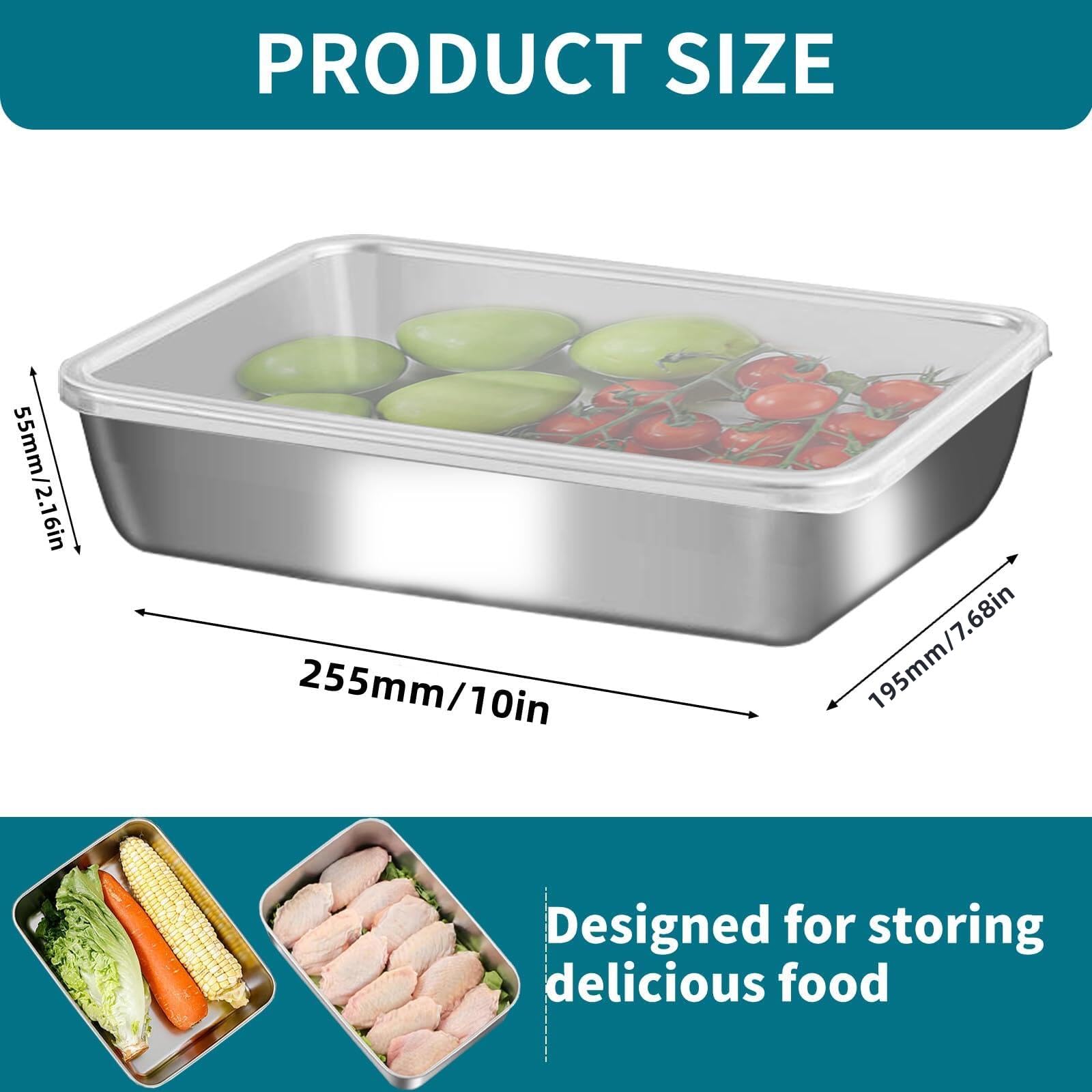GIUOIDUO 10 Pack Stainless Steel Food Storage Containers with Leak-Proof Lids, 37oz Reusable Metal Meal Prep Lunch Boxes, Stackable, Dishwasher Safe for Snacks, Fruits & On-the-Go Meals, BPA-Free