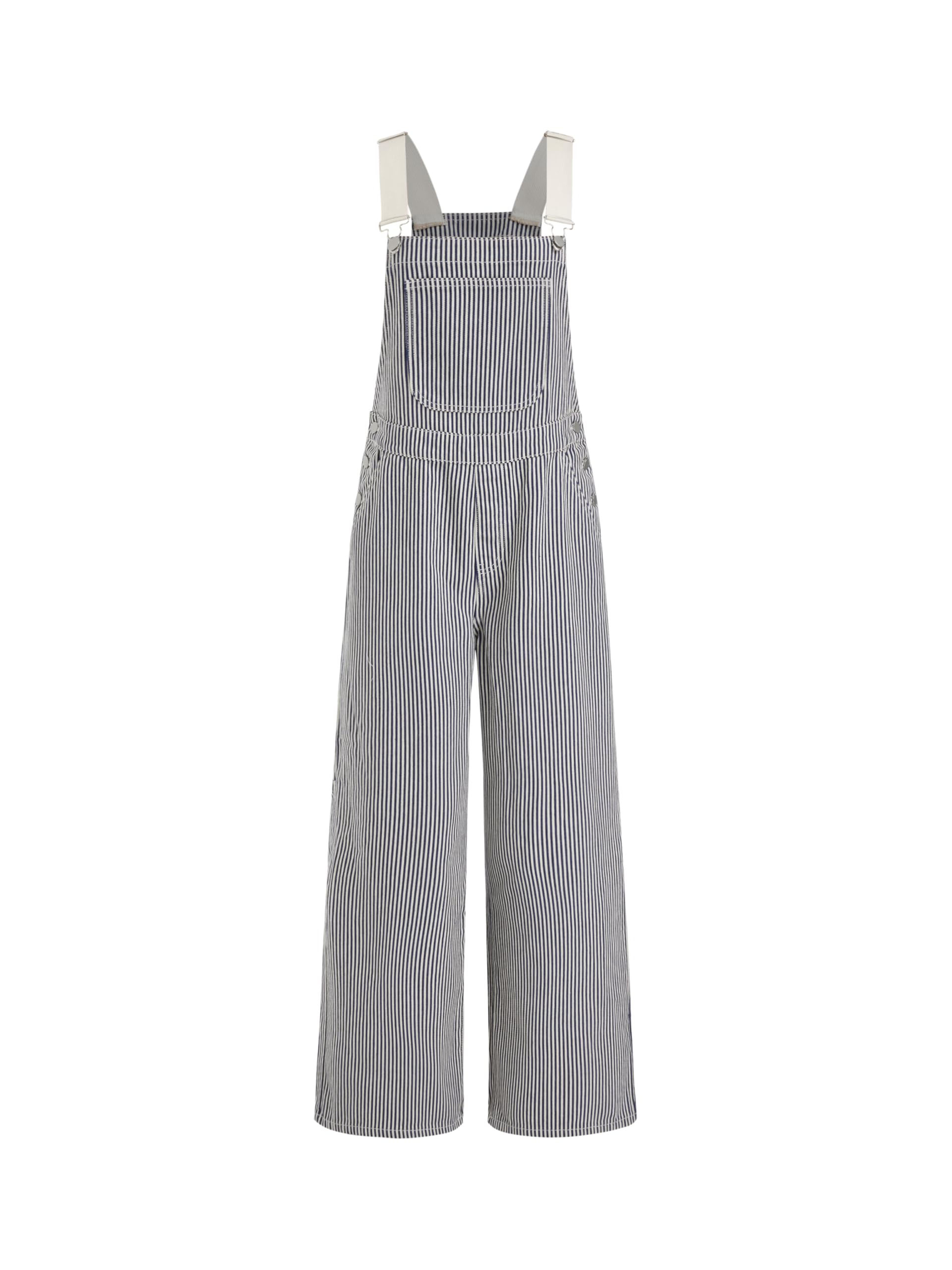 CIDER Overalls for Women Leopard Pocket Buckle Up Wide Leg Jumpsuit