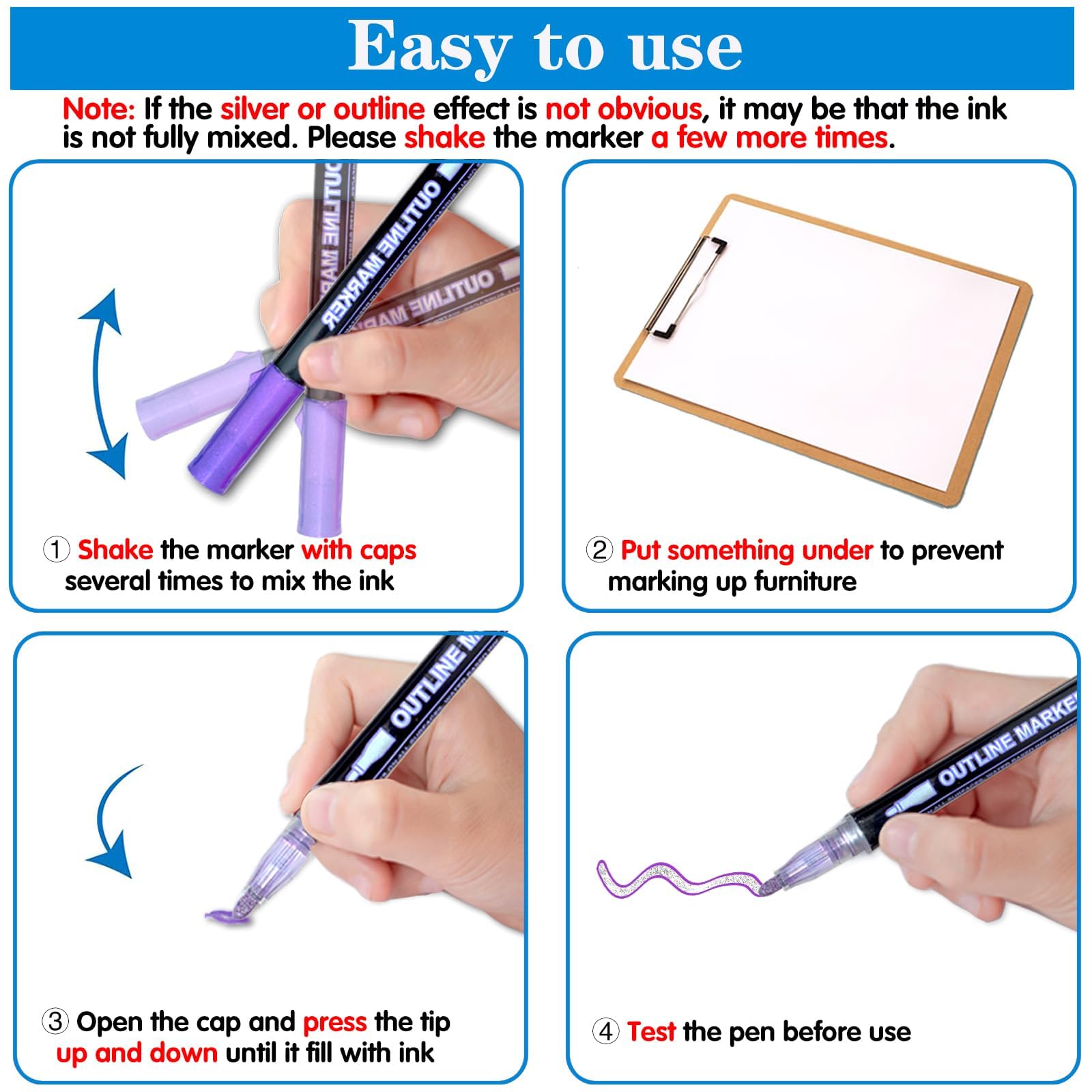 Glitter Markers Self Outline Pens Metallic: 12 Shimmer Tween Teen Girl Gifts Trendy Stuff,Drawing Art Supplies Kids 6-8 9-12 10-12,Arts Crafts Kids Ages 8-12 Year Old,Cute Cool Fun Crafts Girls 8-12