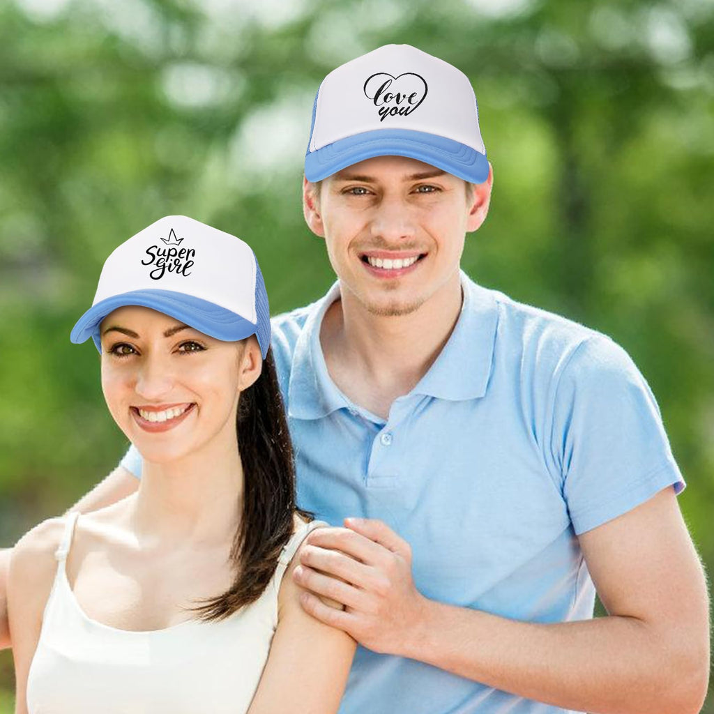 Ultrafun 10 Pack Trucker Hat Mesh Sublimation Blank Hats Adjustable Baseball Caps Hats for Men Women