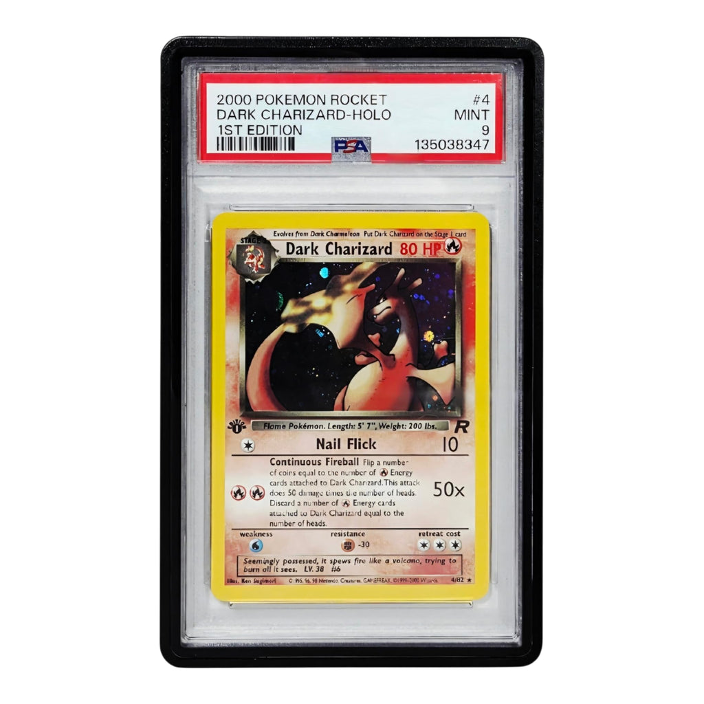 Metal PSA Slab Bumper Case UV Resistant- Safeguard Stackable Magnetic Aluminum Metal Case For Graded Cards (Black)